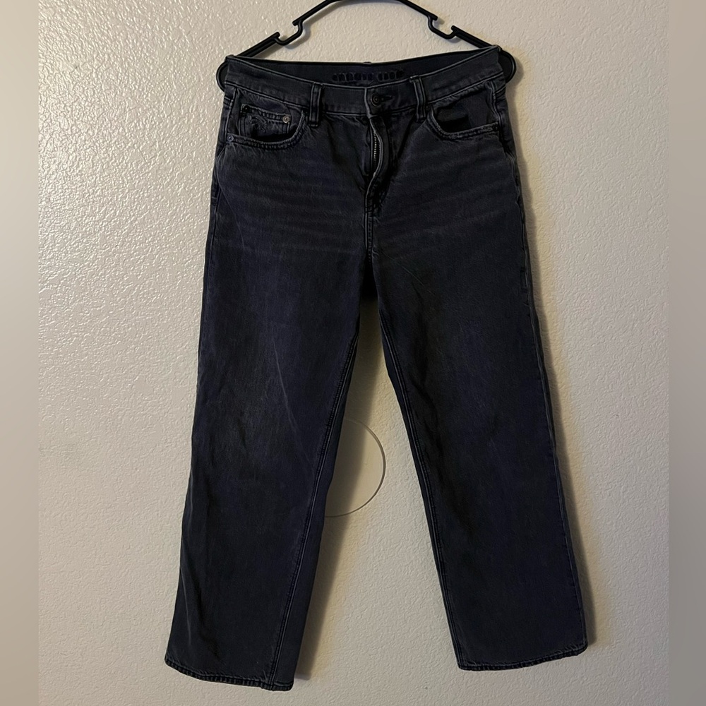 American Eagle Outfitters Women's Black Flare Jeans